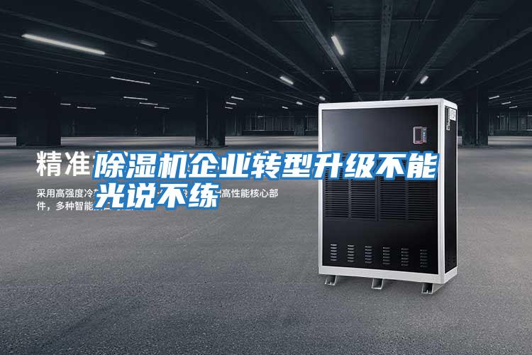 除濕機企業(yè)轉型升級不能光說(shuō)不練