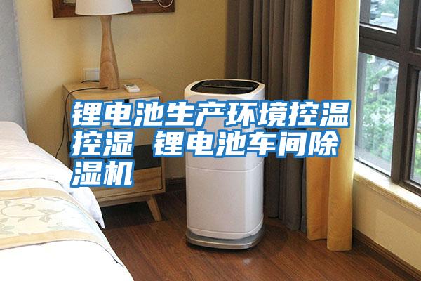 鋰電池生產(chǎn)環(huán)境控溫控濕 鋰電池車(chē)間除濕機