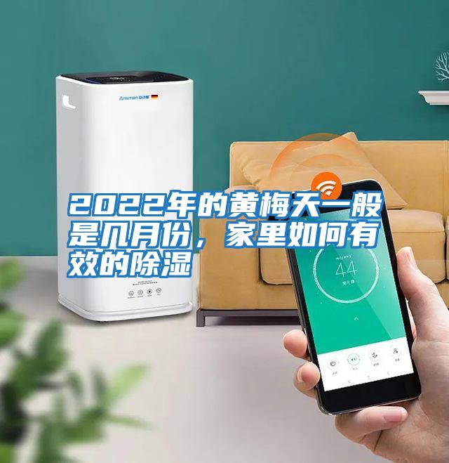 2022年的黃梅天一般是幾月份，家里如何有效的除濕