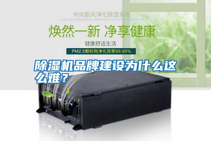 除濕機品牌建設為什么這么難？