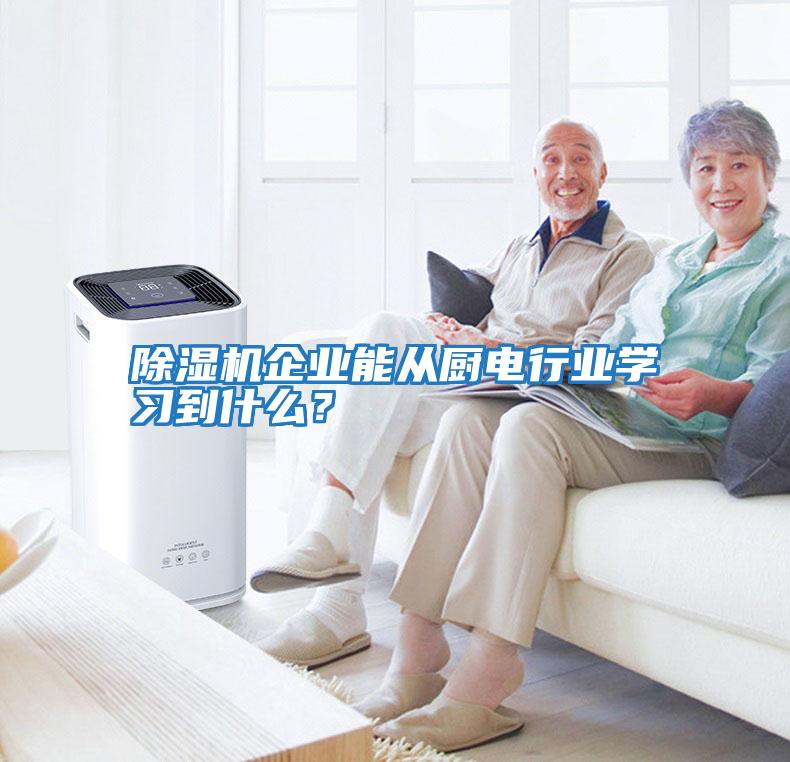除濕機企業(yè)能從廚電行業(yè)學(xué)習到什么？