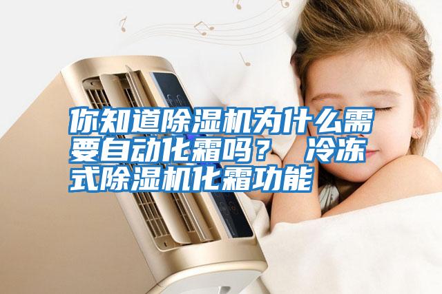 你知道除濕機為什么需要自動(dòng)化霜嗎？ 冷凍式除濕機化霜功能