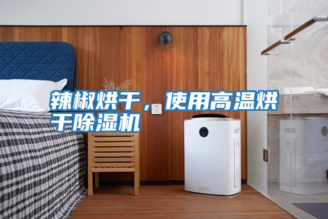 辣椒烘干，使用高溫烘干除濕機