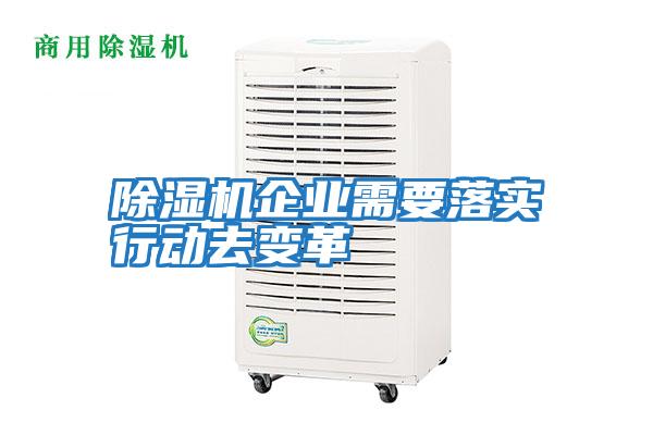 除濕機企業(yè)需要落實(shí)行動(dòng)去變革