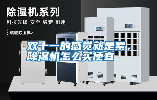 雙十一的感覺(jué)就是累，除濕機怎么買(mǎi)便宜