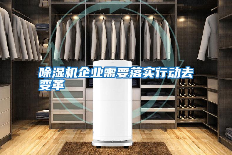 除濕機企業(yè)需要落實(shí)行動(dòng)去變革