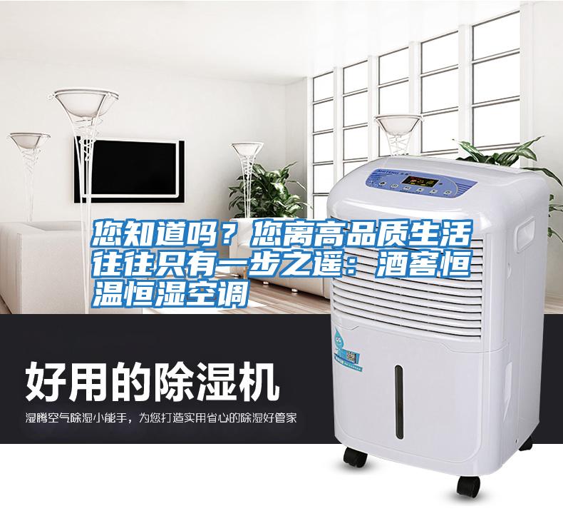 您知道嗎？您離高品質(zhì)生活往往只有一步之遙：酒窖恒溫恒濕空調