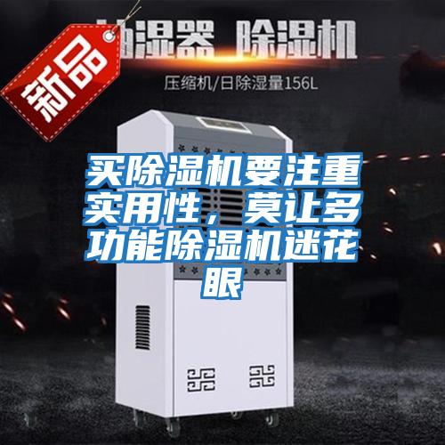 買(mǎi)除濕機要注重實(shí)用性，莫讓多功能除濕機迷花眼