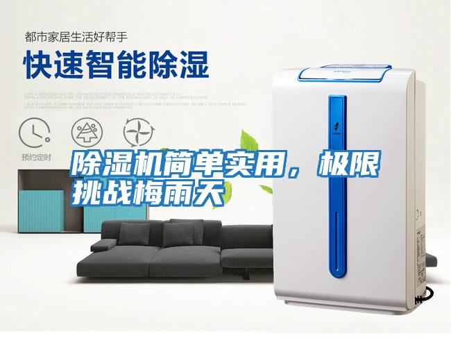除濕機簡(jiǎn)單實(shí)用，極限挑戰梅雨天