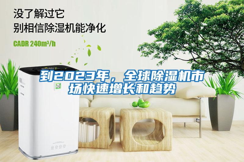 到2023年，全球除濕機市場(chǎng)快速增長(cháng)和趨勢