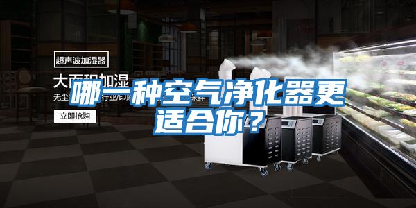 哪一種空氣凈化器更適合你？