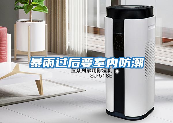 暴雨過(guò)后要室內防潮