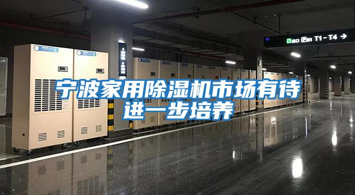 寧波家用除濕機市場(chǎng)有待進(jìn)一步培養
