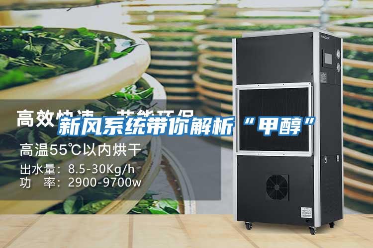 新風(fēng)系統帶你解析“甲醇”