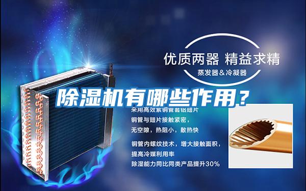 除濕機有哪些作用？