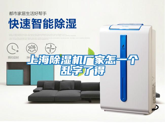 上海除濕機廠(chǎng)家怎一個(gè)亂字了得
