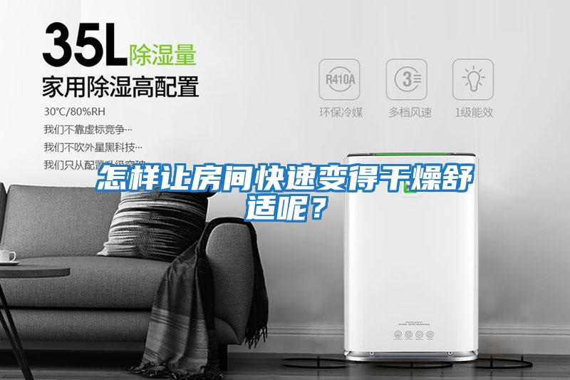 怎樣讓房間快速變得干燥舒適呢？