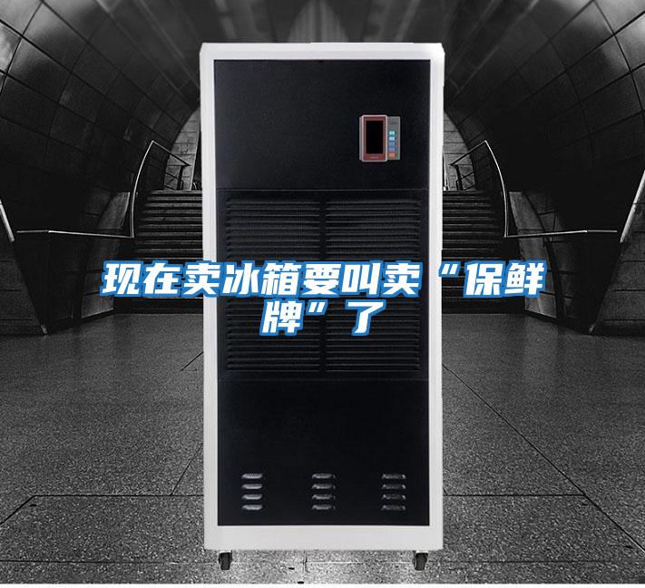 現在賣(mài)冰箱要叫賣(mài)“保鮮牌”了