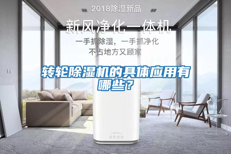 轉輪除濕機的具體應用有哪些？
