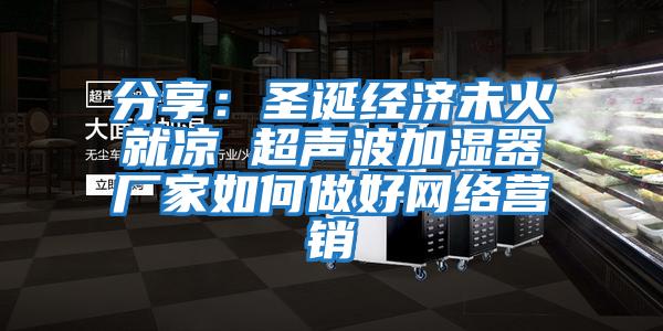 分享：圣誕經(jīng)濟未火就涼 超聲波加濕器廠(chǎng)家如何做好網(wǎng)絡(luò )營(yíng)銷(xiāo)