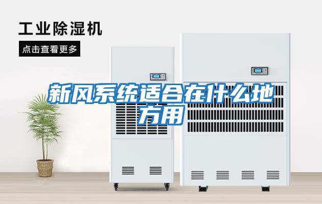 新風(fēng)系統適合在什么地方用