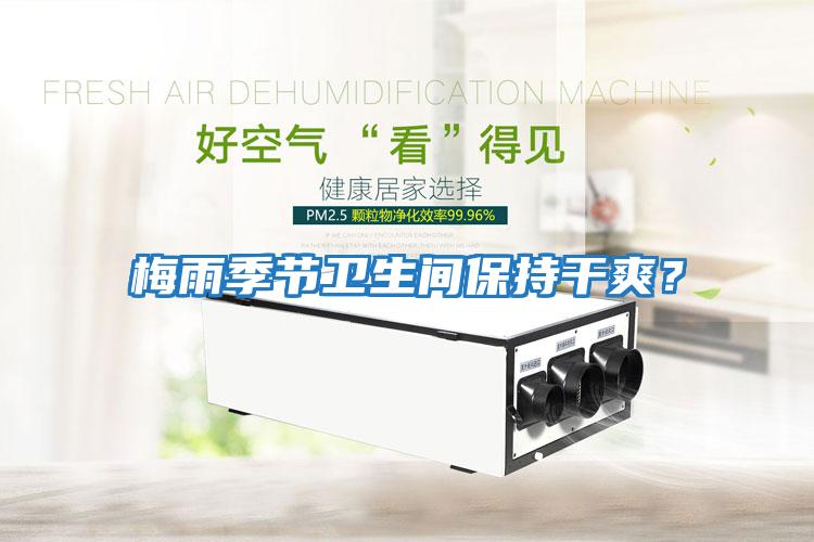 梅雨季節衛生間保持干爽？