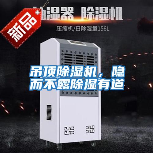 吊頂除濕機，隱而不露除濕有道