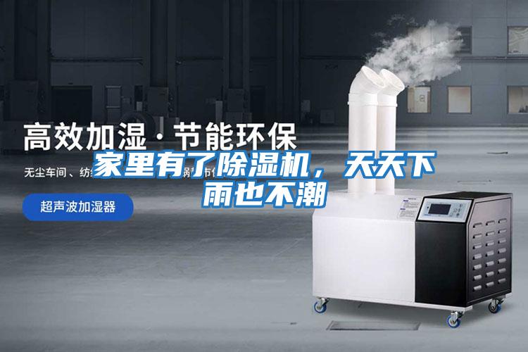 家里有了除濕機，天天下雨也不潮