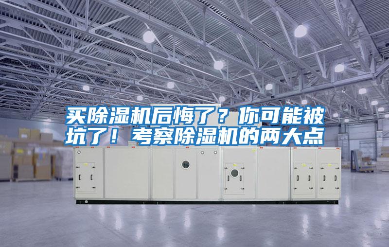 買(mǎi)除濕機后悔了？你可能被坑了！考察除濕機的兩大點(diǎn)