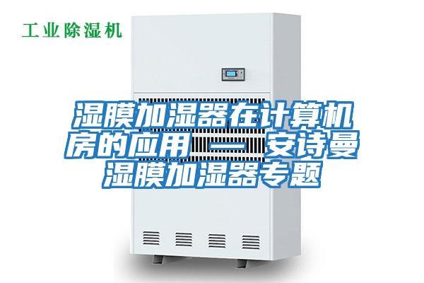 濕膜加濕器在計算機房的應用 — 安詩(shī)曼濕膜加濕器專(zhuān)題