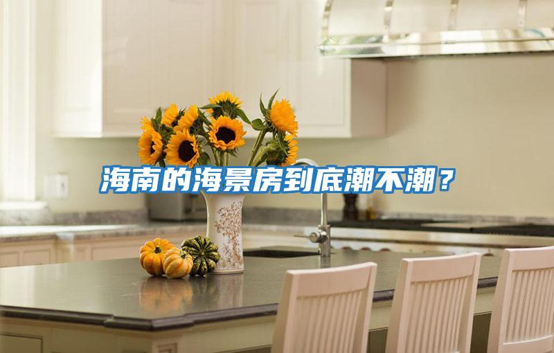 海南的海景房到底潮不潮？