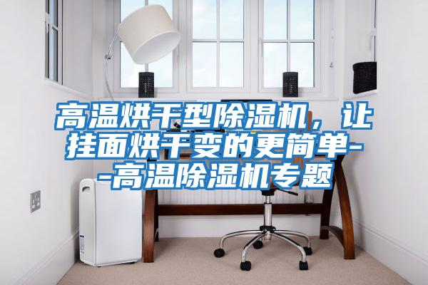 高溫烘干型除濕機，讓掛面烘干變的更簡(jiǎn)單--高溫除濕機專(zhuān)題