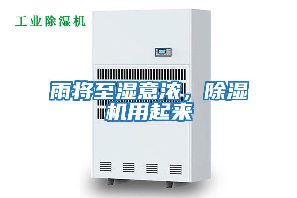 雨將至濕意濃，除濕機用起來(lái)