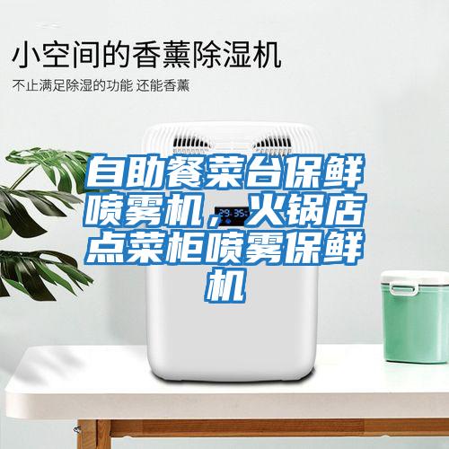 自助餐菜臺保鮮噴霧機,火鍋店點(diǎn)菜柜噴霧保鮮機