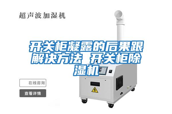 開(kāi)關(guān)柜凝露的后果跟解決方法 開(kāi)關(guān)柜除濕機