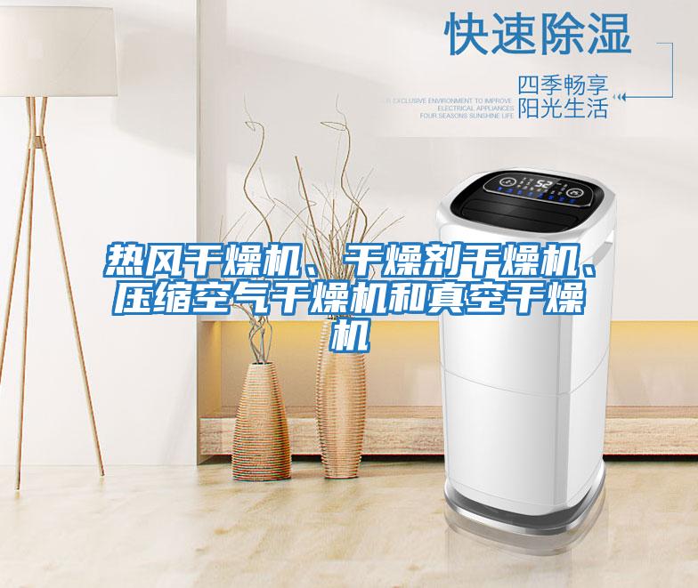 熱風(fēng)干燥機、干燥劑干燥機、壓縮空氣干燥機和真空干燥機