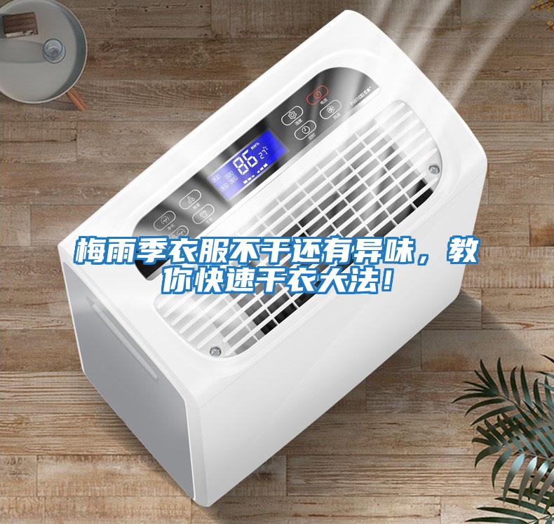 梅雨季衣服不干還有異味，教你快速干衣大法！