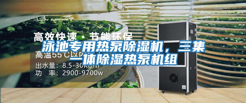 泳池專(zhuān)用熱泵除濕機，三集一體除濕熱泵機組