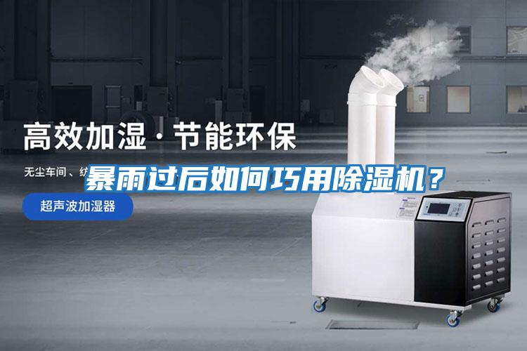 暴雨過(guò)后如何巧用除濕機？