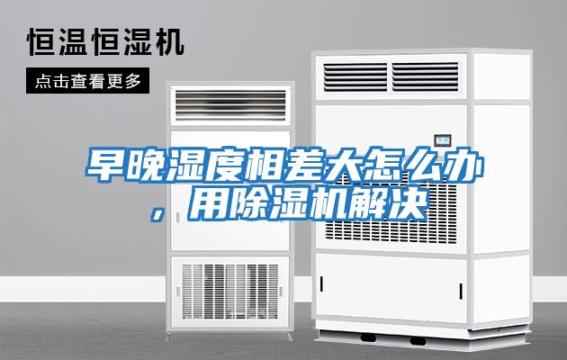 早晚濕度相差大怎么辦，用除濕機解決