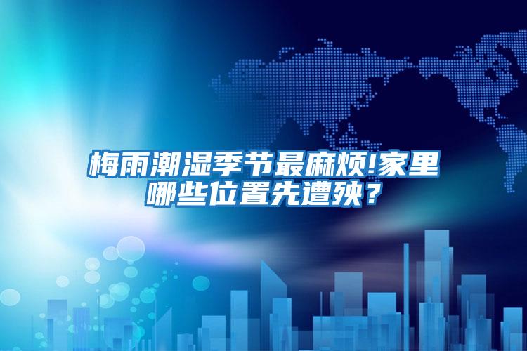 梅雨潮濕季節最麻煩!家里哪些位置先遭殃？
