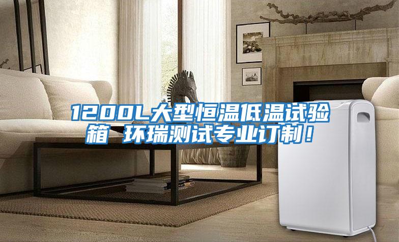 1200L大型恒溫低溫試驗箱 環(huán)瑞測試專(zhuān)業(yè)訂制！