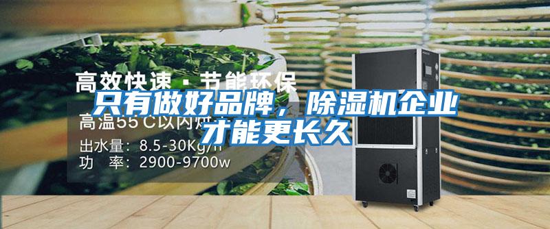 只有做好品牌，除濕機企業(yè)才能更長(cháng)久