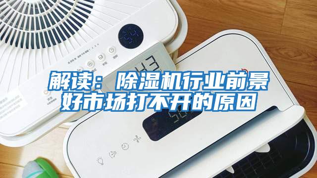 解讀：除濕機行業(yè)前景好市場(chǎng)打不開(kāi)的原因
