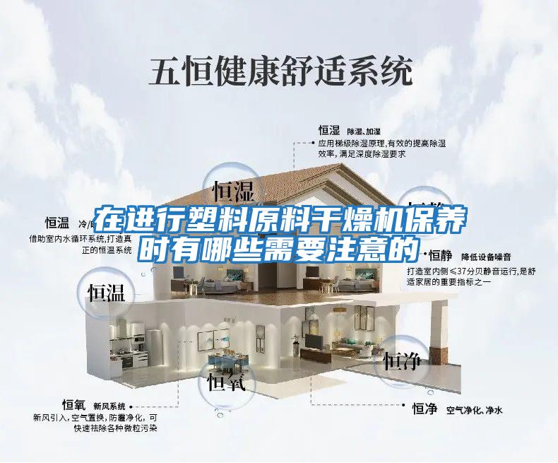 在進(jìn)行塑料原料干燥機保養時(shí)有哪些需要注意的