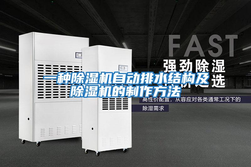 一種除濕機自動(dòng)排水結構及除濕機的制作方法