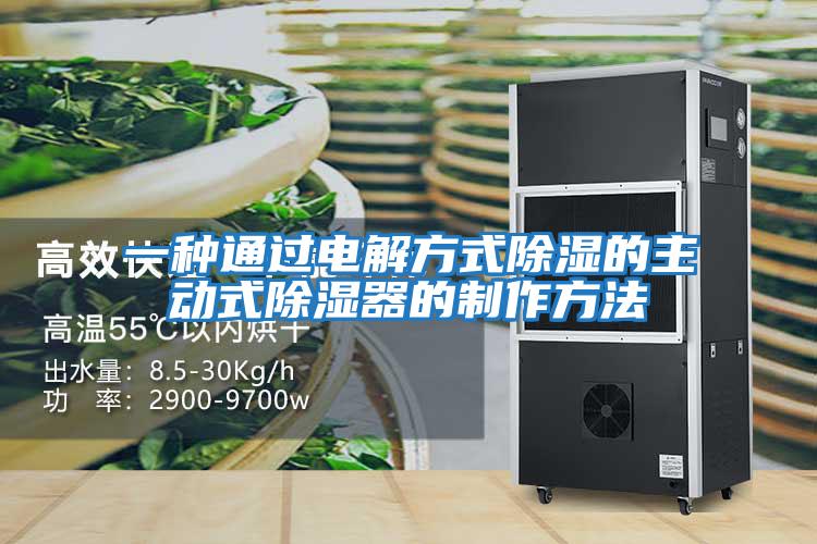 一種通過(guò)電解方式除濕的主動(dòng)式除濕器的制作方法