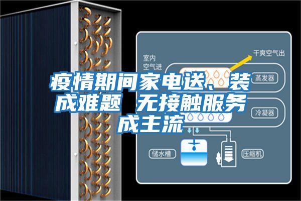 疫情期間家電送、裝成難題 無(wú)接觸服務(wù)成主流