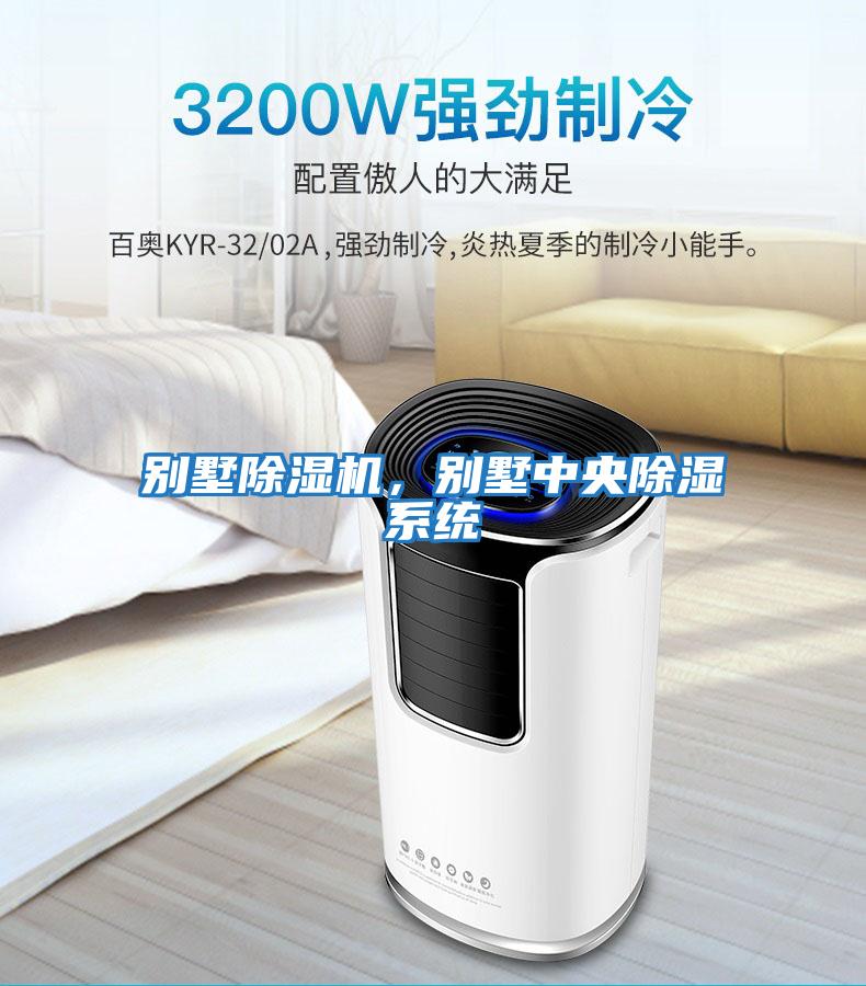 別墅除濕機，別墅中央除濕系統