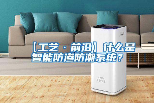 【工藝·前沿】什么是智能防滲防潮系統？